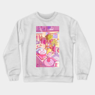 Bunny making love potion Crewneck Sweatshirt